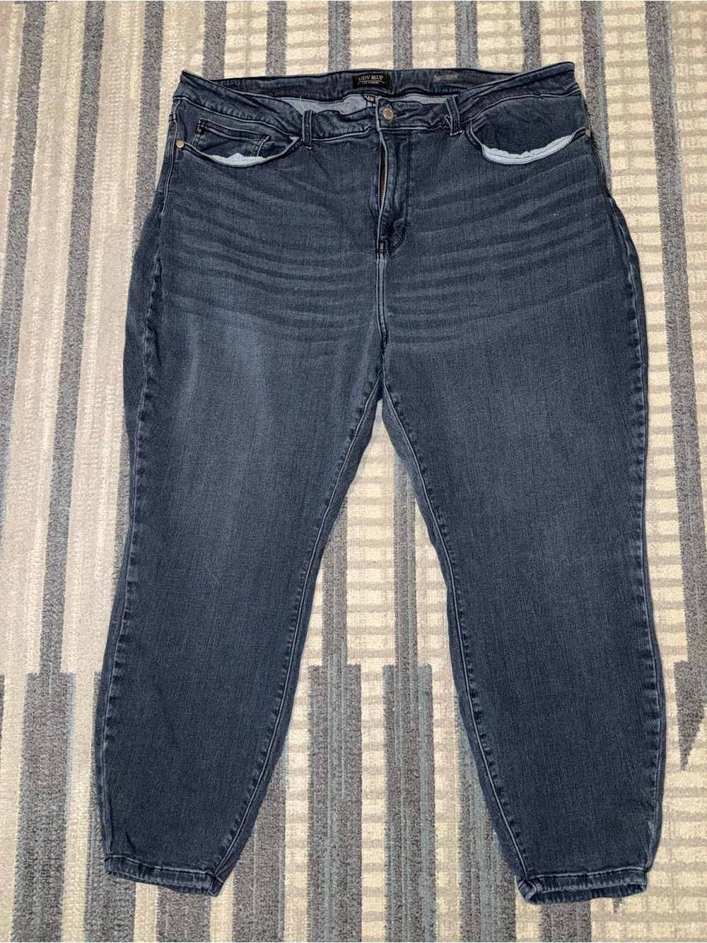 Judy Blue Los Angeles Curvy High-Rise Dark Blue Women’s Stretch Jeans Size 24W